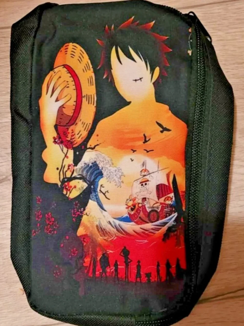 nwot ONE PIECE STRAW HATS pencil POUCH case small storage anime manga LUFFY